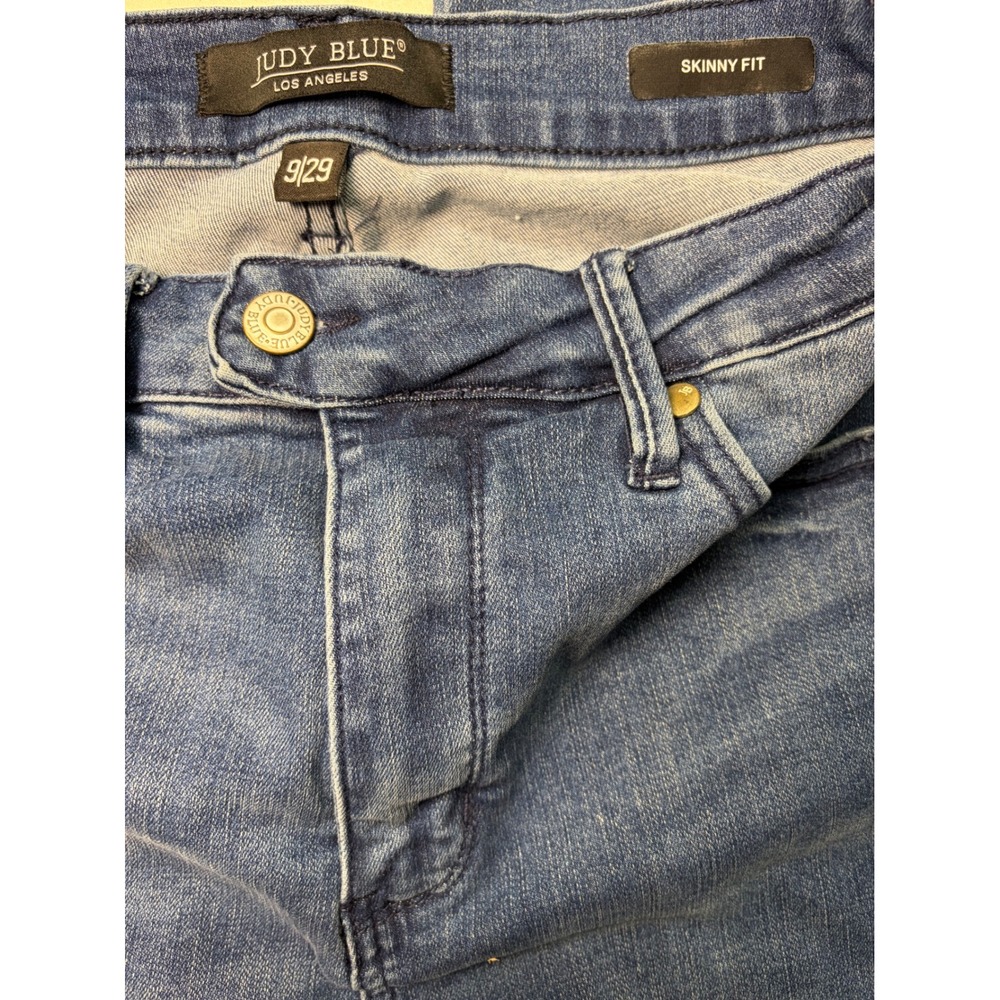 Judy Blue Skinny Fit Jeans Med Wash High Rise Denim JB88615 MD-CO Size 9/29 L29 - Picture 4 of 4